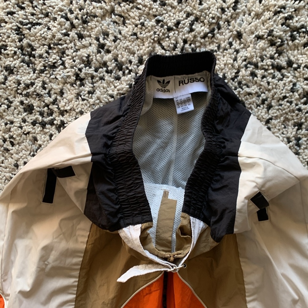 adidas Colorblock Track Pants in Orange, White, Tan and Black - Picture 10 of 16